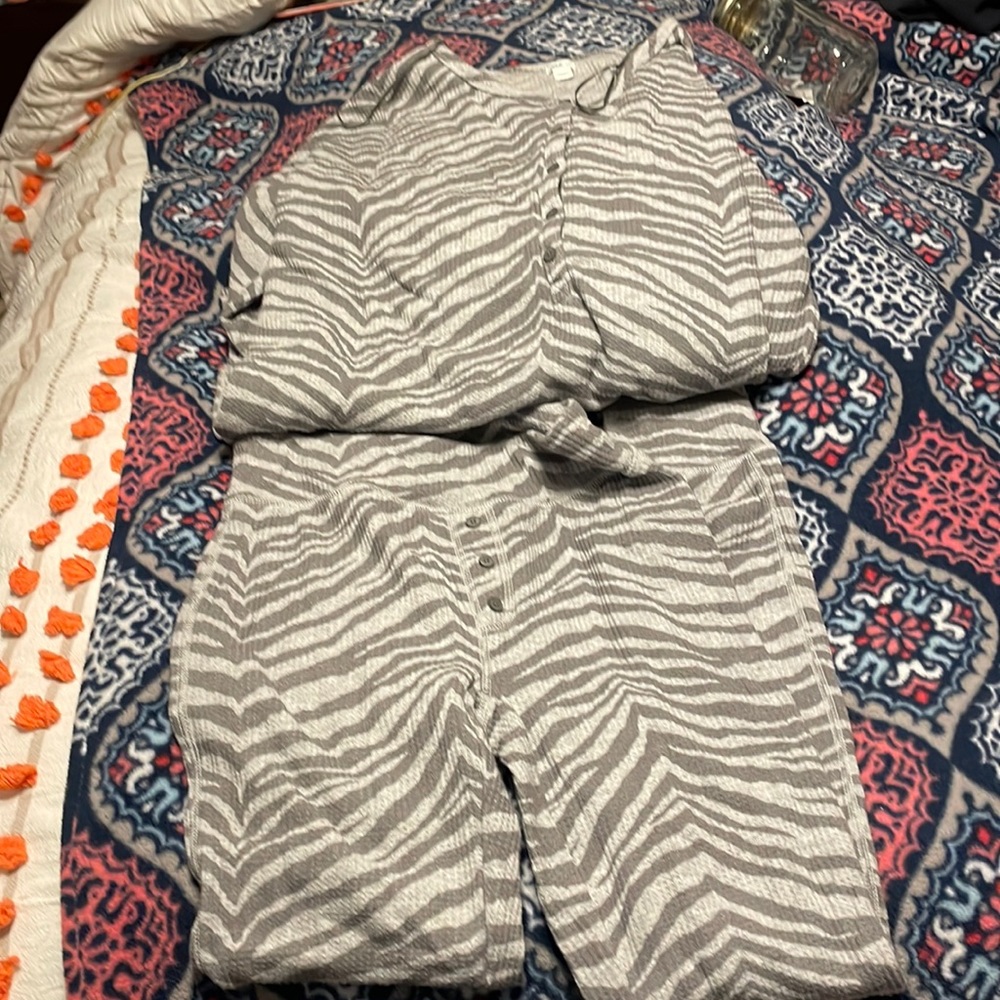 AERIE Waffle Pj Set
